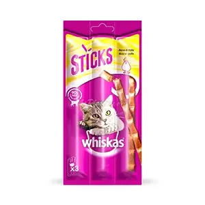 3 Sticks bâtonnets pour chat au poulet, Whiskas
