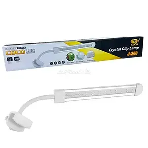 Lampe à pince en cristal pour aquarium, Eb Coco, J-260, 6w, 28cm