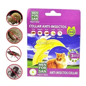 Collier pour chat anti-insectes, Men for san, 33cm