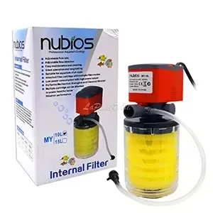Pompe à de filtration d'eau d'aquarium pour poissons , Nubios, 10L, 10w