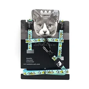 Harnais et laisse réglable pour chat avec motifs angry birds , Yabeibi, 1,2m
