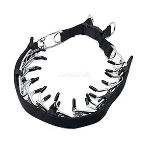 Collier étrangleur pour chien en métal couvert par un collier en tissu, Pet Supplies