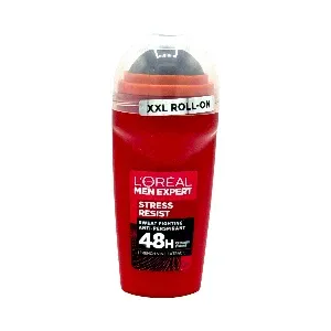 Déodorant à bille pour homme à l’extrait de vigne française, Anti-transpirant 48h, Stress resist, L'Oréal, 50 ml