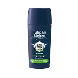 Déodorant stick pour homme, Transpiration contrôlée, Système energy cool, Sans sels d'aluminium, For men sport, Tulipan negro, 75 ml