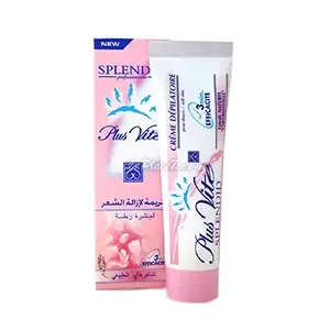 Crème dépilatoire au extrait de Chèvrefeuille naturel, Plus vite, Splendid