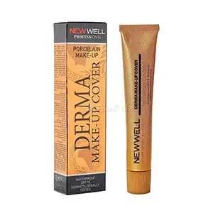 Fond de teint liquide Derma, Make-up cover, New Well, 02 Bronze