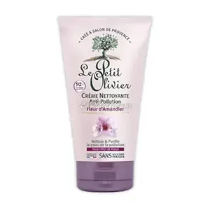 Crème nettoyante visage, Anti pollution Le Petit Olivier, 150 ml