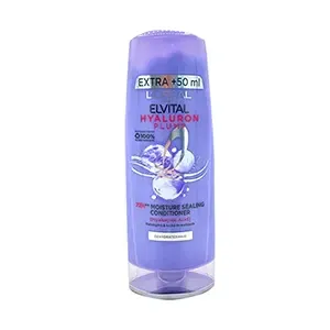 Après-shampoing hydratant 72h pour cheveux déshydratés, A l'acide hyaluronique, Hyaluron plump, Elvital, L'Oréal, 250 ml