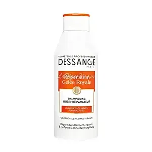 Shampoing pour cheveux trés abîmés secs sur-sollicités, Réparation Gelée Royal, Dessange
