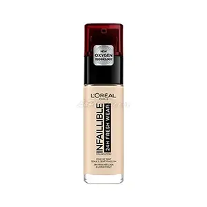 Fond de teint infaillible, Tenue et teint frais 24h, L'Oréal, 005 Perle