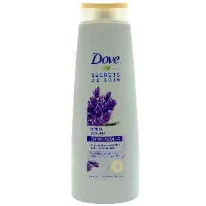 Shampoing pour cheveux plus volumineux et plus épais, A l'huile de lavande et extrait de romarin, Rituel Volume, Secrets de soin, Dove, 250ml
