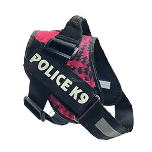 Harnais pour chien en tissu, Grand chien, Police K9, L
