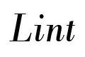 Lint