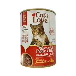 Aliment complet pour chat à la viande, Cat's Love, 400 g